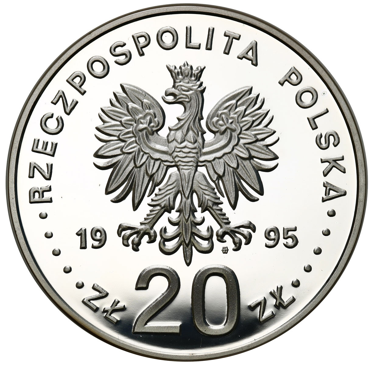 III RP. 20 złotych 1995 Katyń
